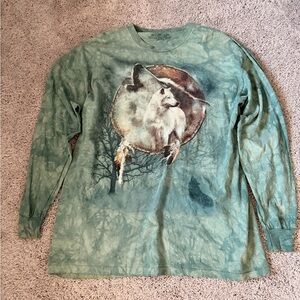 The Mountain Mint Green Tie-Dye Graphic Tee